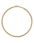 Zoe Chicco 14k Yellow Gold Curb Chain Anklet