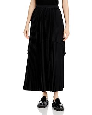 Fabiana Filippi Gonna Jersey Plisse Maxi Skirt