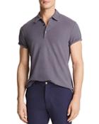 The Men's Store At Bloomingdale's Heathered Short Sleeve Polo Shirt