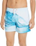 Sundek Wave-print Swim Shorts