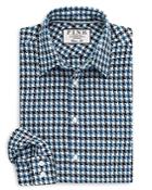 Thomas Pink Waterloo Texture Classic Fit Button Cuff Shirt