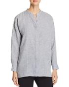 Eileen Fisher Organic Linen Long-sleeve Shirt