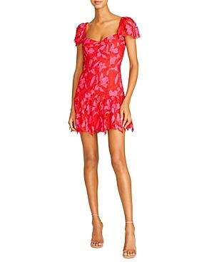 Ml Monique Lhuiller Flutter Sleeve Fit And Flare Dress