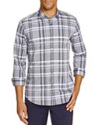 Theory Zack Ps Plaid Slim Fit Button Down Shirt