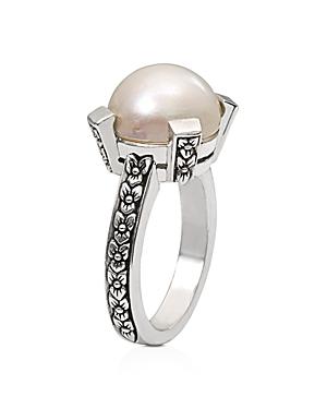 Stephen Dweck White Mabe Cultured Freshwater Pearl Ring