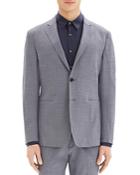 Theory Clinton Micro-houndstooth Regular Fit Blazer