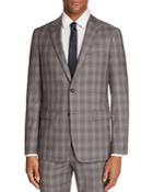 Theory Wellar Tonal Check Plaid Slim Fit Suit Separate Sport Coat