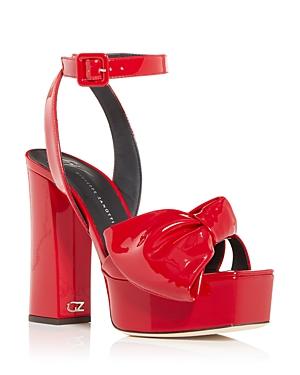 Giuseppe Zanotti Women's Bow Platform Sandals