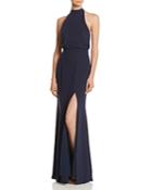 Likely Cameron Mock-neck Mermaid Gown