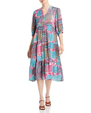Olive Hill Printed Tiered Dress