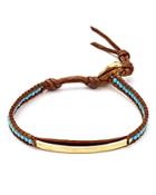 Chan Luu Turquoise Beaded Bracelet