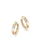 Bloomingdale's Diamond Small Hoop Earrings In 14k Yellow Gold, 0.25 Ct. T.w. - 100% Exclusive