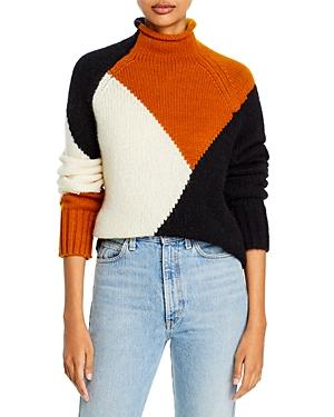 A.l.c. Claremont Color Blocked Boxy Sweater
