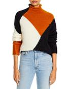 A.l.c. Claremont Color Blocked Boxy Sweater
