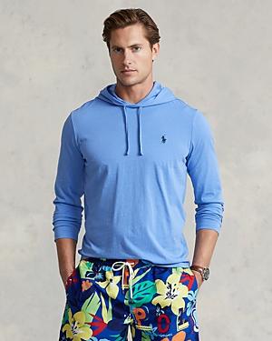 Polo Ralph Lauren Cotton Embroidered Logo Hooded Long Sleeve Tee