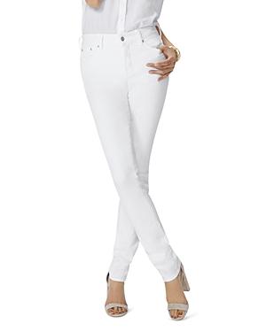 Nydj Marilyn High Rise Straight-leg Jeans In Optic White