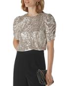 Whistles Seema Sequined Top