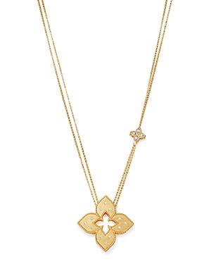 Roberto Coin 18k Yellow Gold Venetian Princess Diamond Pendant Necklace, 30
