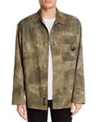 Mcq Alexander Mcqueen Lewis Cotton Camouflage Regular Fit Shirt Jacket