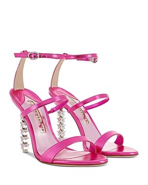 Sophia Webster Women's Rosalind Almond Toe Crystal Star High Heel Sandals