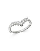 Bloomingdale's Diamond Chevron Ring In 14k White Gold, 0.50 Ct. T.w. - 100% Exclusive