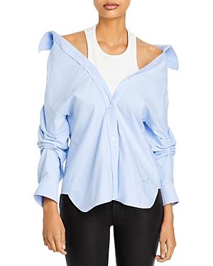 Alexanderwang.t Cotton Layered Look Shirt