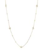Argento Vivo Long Crystal Station Necklace In 18k Gold-plated Sterling Silver, 36