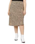 Sanctuary Curve Cheetah-print Midi Slip Skirt