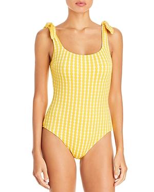 Lemlem Zala Nageur Striped One Piece Swimsuit