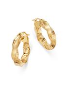 Bloomingdale's 14k Yellow Gold Twisted Small Hoop Earrings - 100% Exclusive