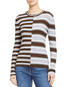 Theory Mixed Stripe Sweater