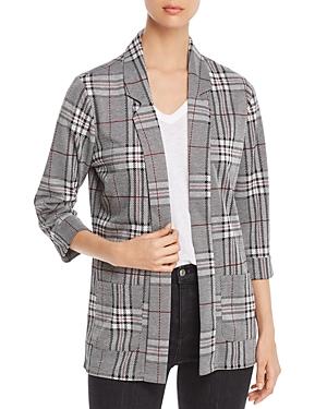 Alison Andrews Long Plaid Blazer