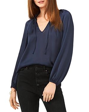 1.state Split Neck Raglan Sleeve Top