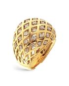 Chimento 18k White And Yellow Gold Olimpia Ring With Diamonds