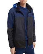 Scotch & Soda Colorblocked Water Resistant Hooded Jacket