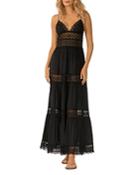 Elan Lace Tiered Maxi Dress