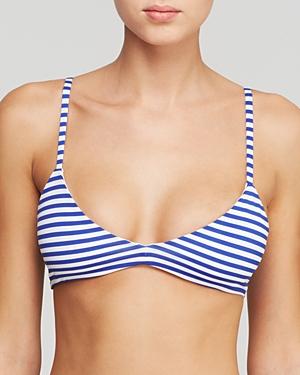 Zinke Blue Stripe Emmi Bikini Top