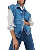 Ba & Sh Ruben Sleeveless Jean Jacket