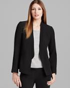 Eileen Fisher Stand Collar Shaped Jacket