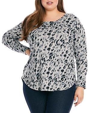 Karen Kane Plus Shirttail Top