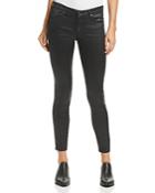 Ag Coated Legging Ankle Jeans In Charcoal