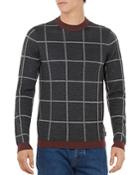 Ted Baker Legit Checked Crewneck Sweater