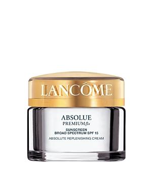 Lancome Absolue Premium Bx Absolute Replenishing Cream Spf 15 Sunscreen, Travel Size