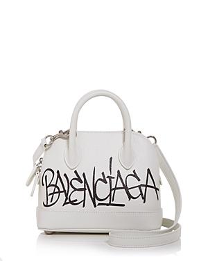 Balenciaga Graffiti Top Handle Leather Crossbody