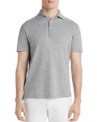 Dylan Gray Heathered Pique Classic Fit Polo Shirt - 100% Exclusive