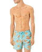 Vilebrequin Micro Macro Ronde Des Tortues Printed Regular Fit Swim Trunks