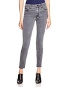Mother High-waisted Looker Ankle Zip Jeans In Shadows & Light