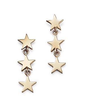 Zoe Chicco 14k Yellow Gold Itty Bitty Symbols Star Drop Earrings