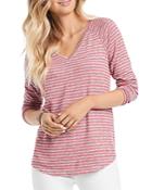 Nic+zoe Relaxed Stripes Top
