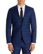 Hugo Arti Blue Plaid Extra Slim Fit Suit Jacket